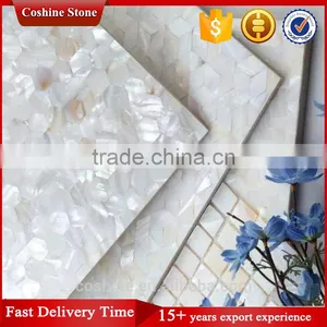 Popular Sticky Backsplash Mother of Pearl Shell Mosaic Tiles thumbnail-2