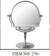 Round Shape ABS Electrofacing Cosmetic Table Mirror With Two Sides thumbnail-1