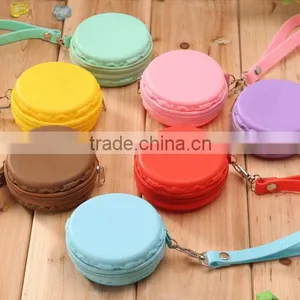 Macaron Colorful Silicone Change Purse With Small Zipper so Hot in Japan and Korea for Cute Girl thumbnail-6