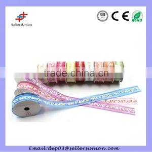 Factory High Quality Wholesale Polyester Satin Grosgrain Ribbon thumbnail-1
