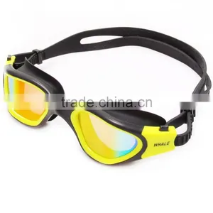 2015 New Panoramic Silicone Adult Swimming Goggles, Red Mirrored Lens(MM-7204) thumbnail-3