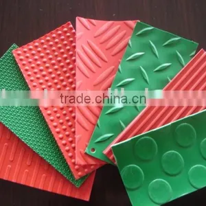 Red/green PVC Floor Mat thumbnail-1