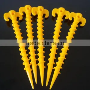 Best Price Deluxe PP ABS Plastic Tent Screw Stake thumbnail-1
