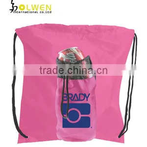 Water Bottle Polyester Drawstring Backpack thumbnail-1