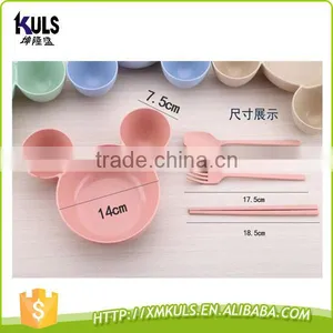 Hot Sale Mickey Mouse Plastic Plates Dishes for Children Christmas Birthday Gift thumbnail-4