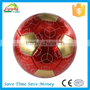 Laser Shiny Popular Eco-friendly Material Football Soccer Ball for Adults thumbnail-1