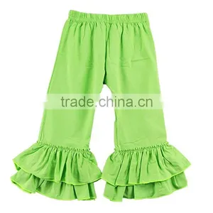 Wholesale Icing Ruffle Raglan Christmas Pants Raglan Baseball Pants Girls Ruffle Leggings thumbnail-1