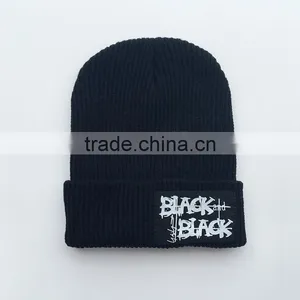 Top Quality Label Patch Beanies Winter Ski Kintted Cap thumbnail-6