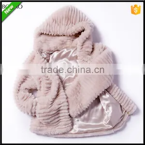 Imitative Fur Hooded Women Coat Short Jacket Winter With Hat thumbnail-4