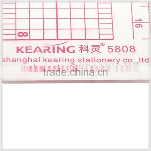 Kearing High Quality L Shaped Ruler 8'' & 16cm Durable for Fashion Design Plastic Rulers # 5808 thumbnail-4