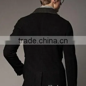 Wool High Quality Winter Warm Men Coat Made to Measure Overcoat. BCL034 thumbnail-3