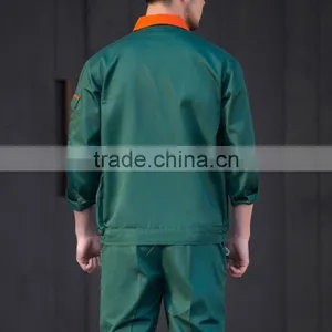 Guangzhou Manufacture Industrial Green Work Smock Uniforms thumbnail-4