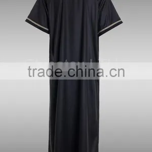 MEN'S MUSLIM ISLAMIC ARABIC ROBES DISHDASHA MORNING GOWNS THOBE thumbnail-2