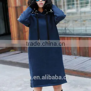 Latest Design Extended Hoodie Round Bottom Hoodie With Long Hoodie String thumbnail-2