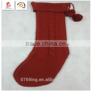 Ugly Funny Decoration Christmas Home Knitting Stock X'mas Knitted Sock thumbnail-2