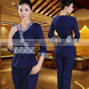 Custom Fashion Design Wholesale Price Spa Beauty Salon Uniform for Nail Salon thumbnail-1