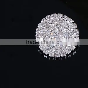 Bling Wedding Diamond Buckles - Rhinestone Buckles for Wedding Invitations Ribbon - Snowflake Rhinestone Buckle thumbnail-1
