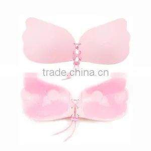 Walson Summer Women Strapless Self Adhesive Push-up Invisible Silicone Bra thumbnail-2