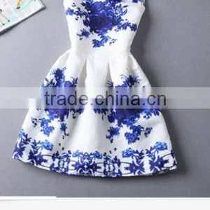 Walson Walson Vintage Summer TuTu Dress for Women Digital Evening Party Printing Dresses thumbnail-1