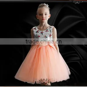 Hot Sale Wedding Dress For Flower Girls Pretty Girl Summer Dress For Performance Fancy Kids Clothing GD90427-8 thumbnail-1