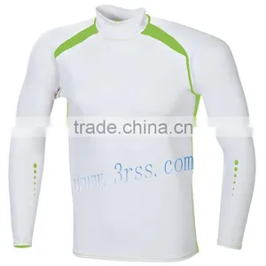 2014 Men's Rash Guard in White thumbnail-1