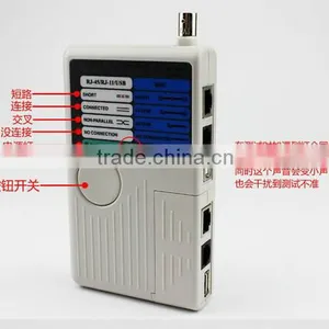 Multifunction 4 in 1 Remote RJ11 RJ45 USB BNC LAN Network Phone Cable Cat5 Cat6 Tester Meter thumbnail-2