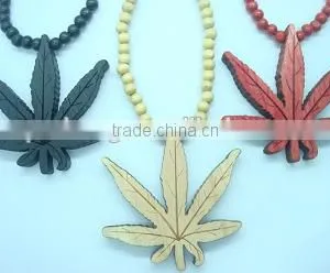 Cheap Hip Hop Wood Bead Necklaces thumbnail-1