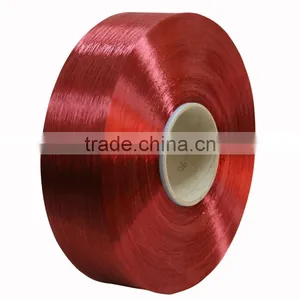 Dope Dyed Color Polyester Yarn Fdy 108D/48F for Embroidery Thread thumbnail-1