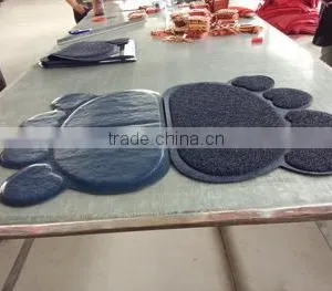Small Quantity Custom Size Custom Design Cat Litter Mat Different Shapes Kitty Litter Mat PVC Coil Cat Litter Mat thumbnail-3
