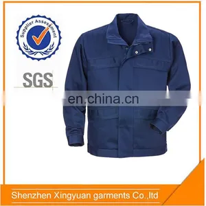 Cheap Us Navy Blue 100% Cotton Workwear Work Engineer Jacket thumbnail-1