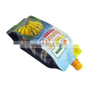 Professional Manufacturer Customized Custom Plastic Drinks Standing Up Spout Pouch thumbnail-1
