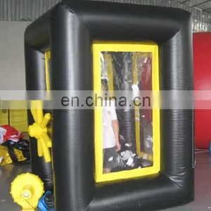 High Quality Cheap Cube Inflatable Money Grabber Machine Booth for Advertisement thumbnail-4