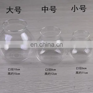 Terrarium Glass Terrarium Wooden Cover With Led Clear Glass Home Decoration thumbnail-3