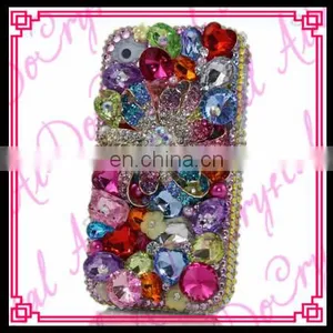 Aidocrystal Bling Cell Phone Cases Wholesale Colorful Rhinestones Gems Phone Case thumbnail-1