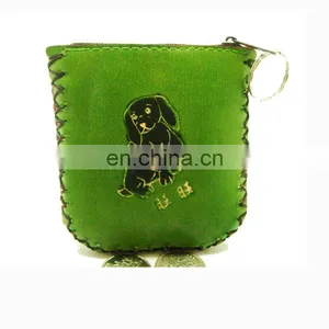 Genuine Leather Coin Purse Pocket Squeeze Coin Purse MCP-0013 thumbnail-1