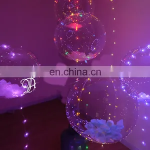 New Bobo Ball Led Line String Balloon Decorated With Colored Light for Christmas Halloween Wedding Party Children Home Decor thumbnail-3