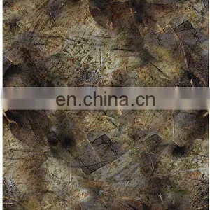 100 % Printed Viscose Rayon Challis Grey Fabric Wholesaler 68*68 thumbnail-1
