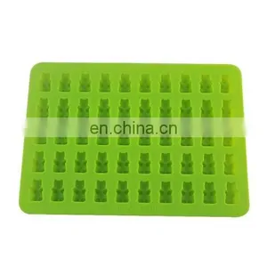 Dropshipping 2 PCS 50 Holes Small Bear Chocolate Tray Silicone Mold Cookie Mold Candy Mold thumbnail-3