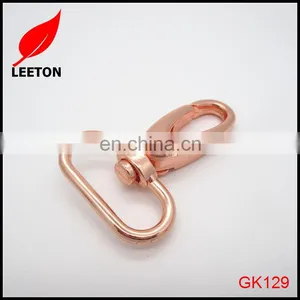 Factory Supply Shiny Rose Gold Swivel Snap Hook for Handbag thumbnail-5