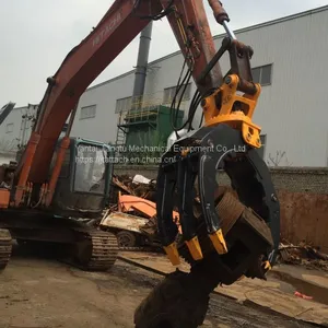 CE Approved Hydraulic Rotatable Stone Grapple for Sale thumbnail-4