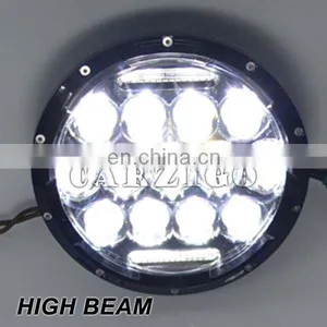 Czg-775 Assembly Conversion Kit Housing Black Projector 7 Inch 75w Led Round Headlight for Universal Cars for Harley Motorcycles thumbnail-2