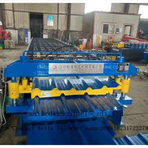 Double Layer Trapezoidal Roof Panel Roll Forming Machine thumbnail-2
