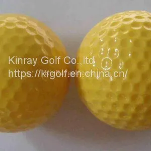 Two Piece Golf Balls/Yellow Range Golf Ball thumbnail-1