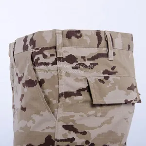 Camo Casual Cargo Short Pants in Stock Factory thumbnail-5