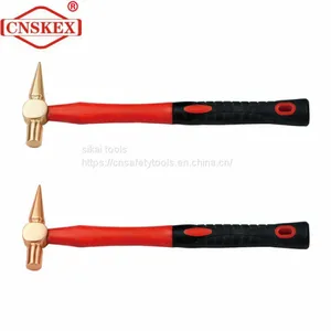 Explosion-proof Fiber Handle Inspection Hammer 150g Al-cu thumbnail-1
