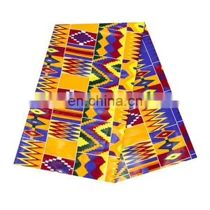 Bedding Fabric 100% Cotton African Wax Print Fabric for Home Textile thumbnail-1