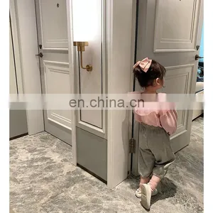 6122/Beautiful Sweety Button Outwear Child Girl Baby Pink Hot Sell High Quality Top thumbnail-2