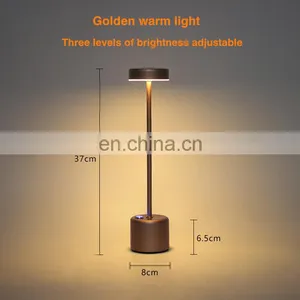 New Design Popular KTV Bar Table Lamp Restaurant Hotel Led Desk Lamp Mental Touch Brightness Adjustment for Decoration thumbnail-7