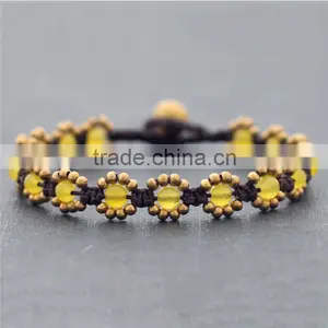 2016 Wax Cord Flower Bracelet Arm String XE09-0212 thumbnail-1