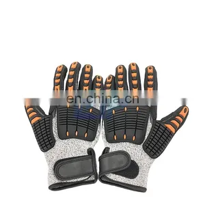 Anti Vibration TPR Protector Impact Mechanic Work Gloves thumbnail-2